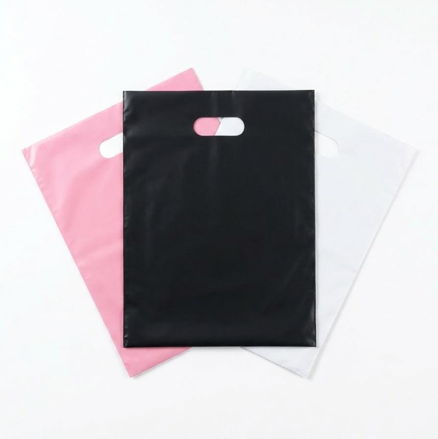 Bolsa boutique blanca, negra o fucsia 17x28cm