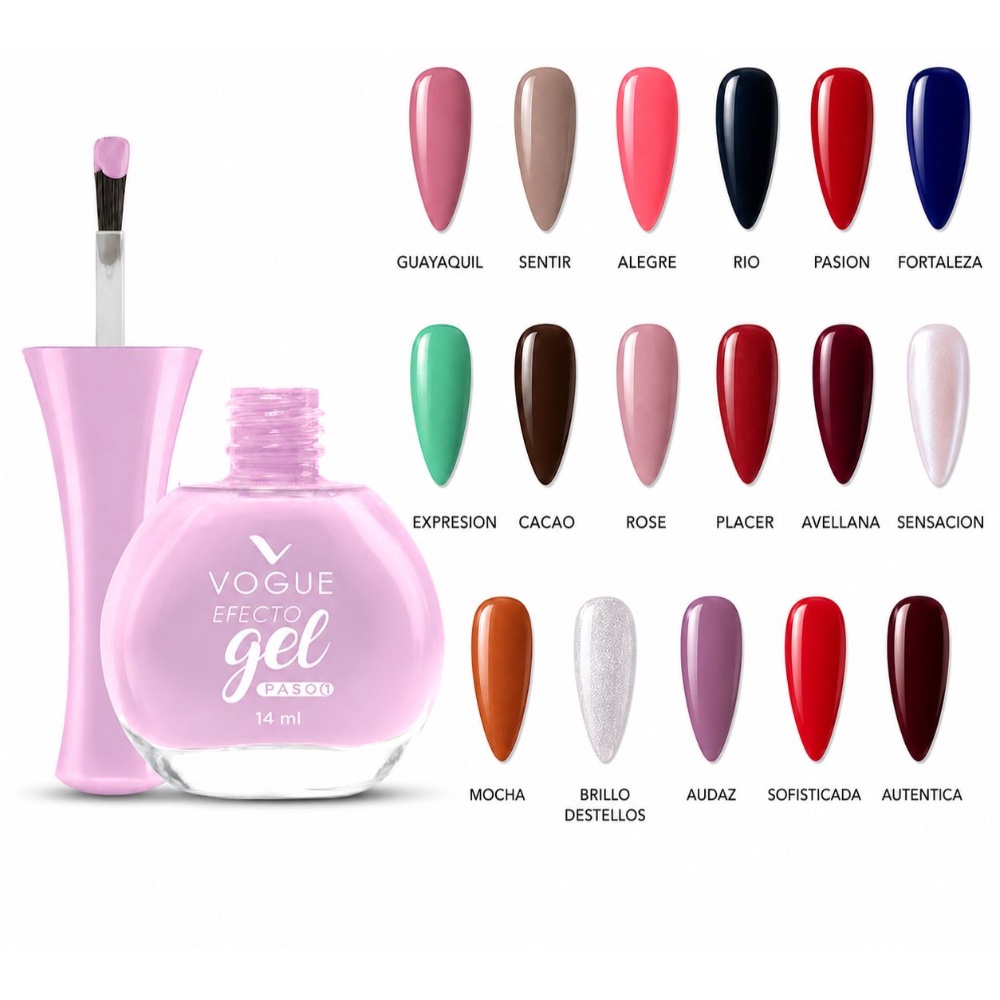 Esmalte vogue efecto gel