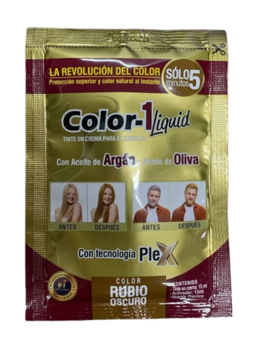 Color 1 liquido rubio oscuro