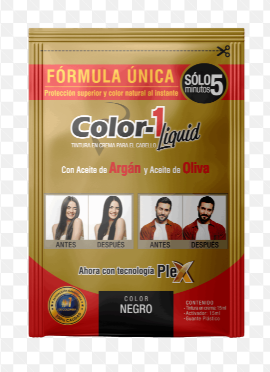 Color 1 liquido negro