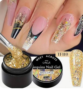 Gliter uñas grande- The Rose Beauty