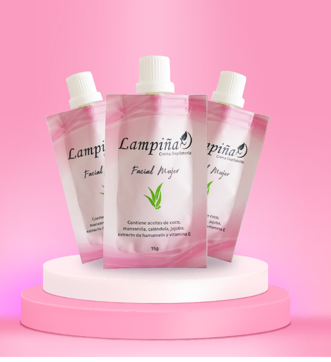 Crema facial depilatoria lampiña