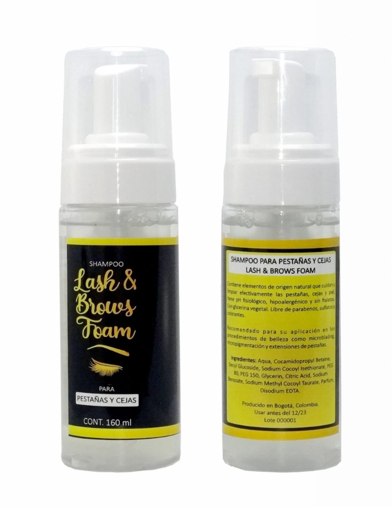 Shampoo LASH & BROWNS FOAM 160ML