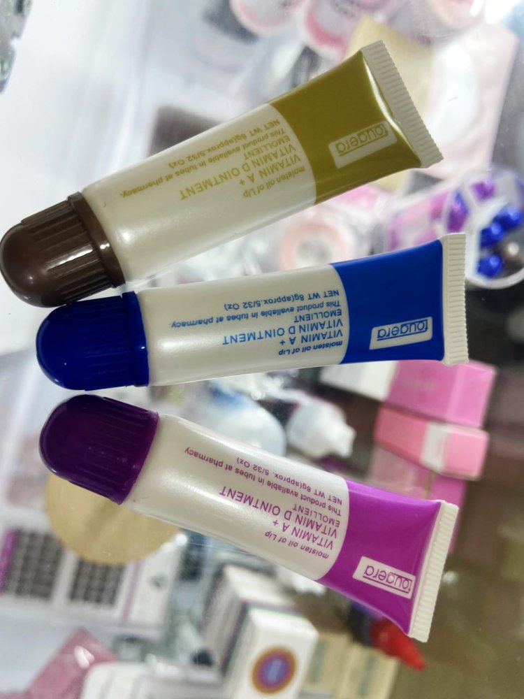 Vitamina A y D Tubos Tapa Azul
