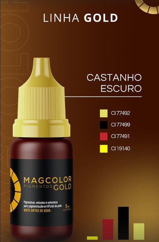 Mag Gold Castaño Oscuro 5 ML
