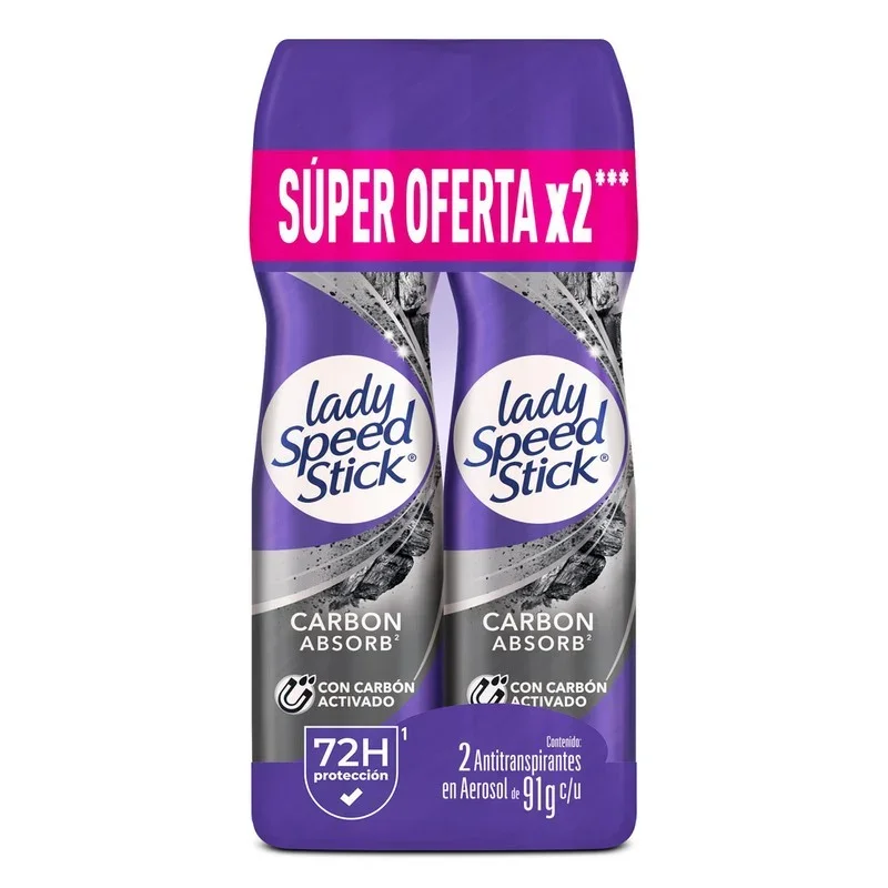 Lady Speed Stick Carbón Absorb