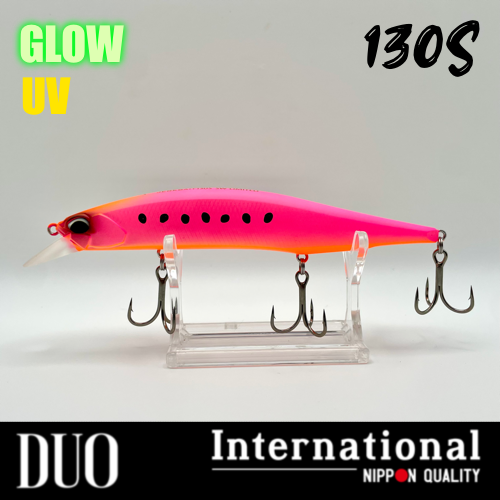 REALIS JERKBAIT 130S - GLOW UV Deluxe Pink GB