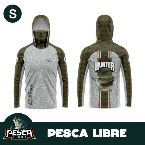 TALLA S - POLO FLAT HUNTER CON CAPUCHA Y BANDANA