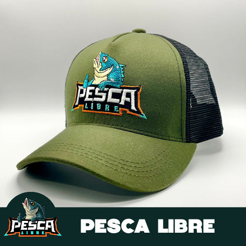 GORRA DE PESCA VERDE MILITAR