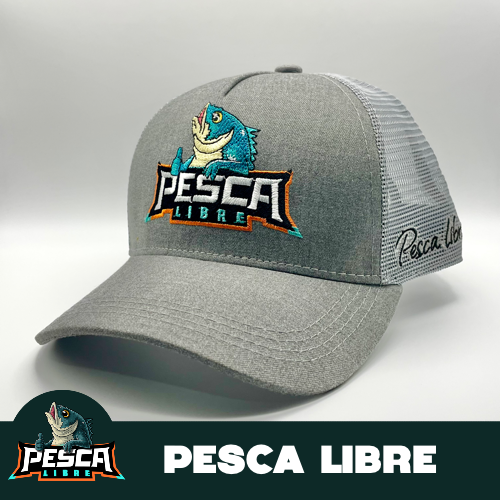 GORRA DE PESCA GRIS