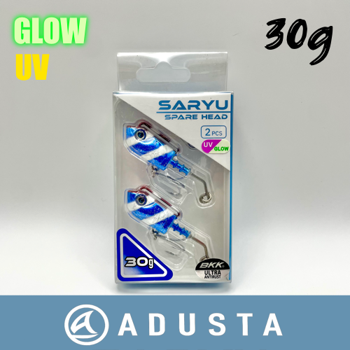 JIGHEAD ADUSTA SARYU 30G - American UV GLOW