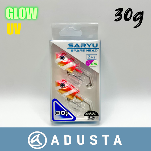 JIGHEAD ADUSTA SARYU 30G - Sunset Zebra UV GLOW