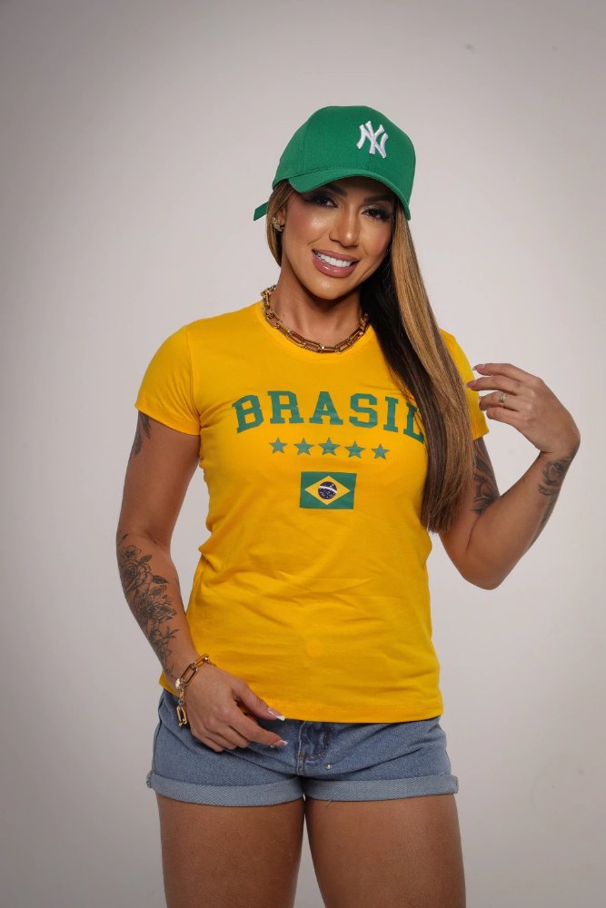 Camiseta Amarela Brasil