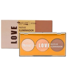Max Love Paleta De Iluminador Cor 01
