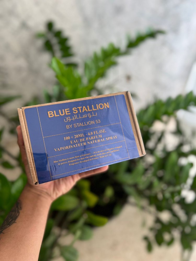blue stallion