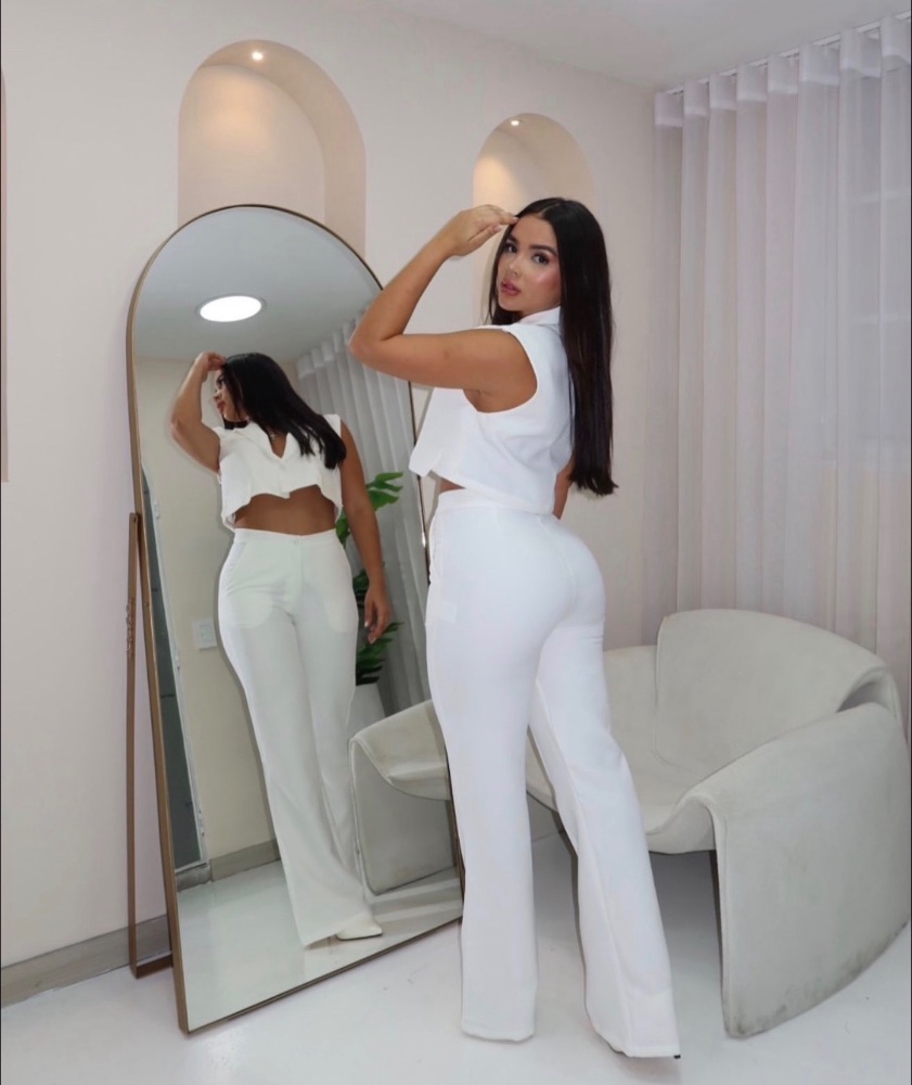 Set blanco blazer