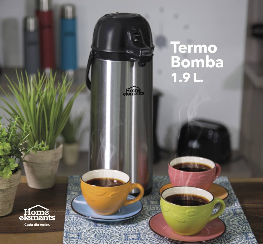 Termo Bomba Home Elements 1,9 litros