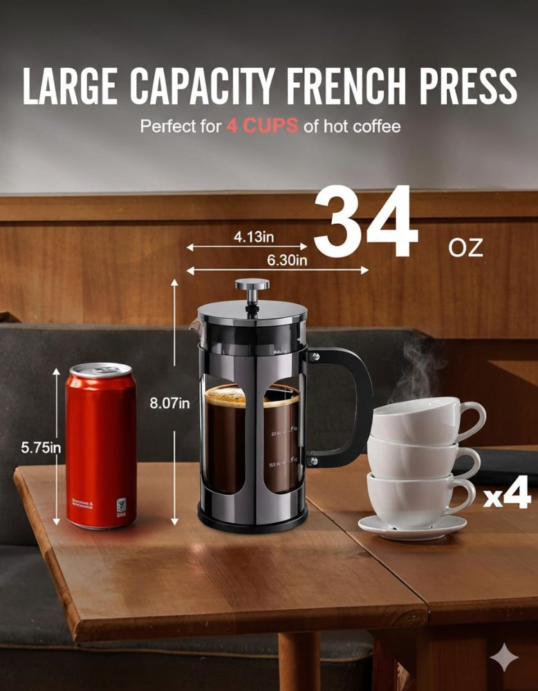 Prensa Francesa 800ml