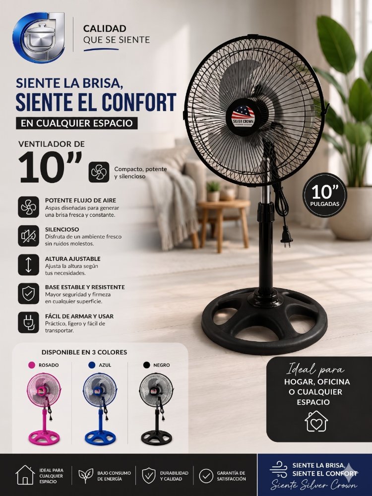 Ventilador 10 pulgadas