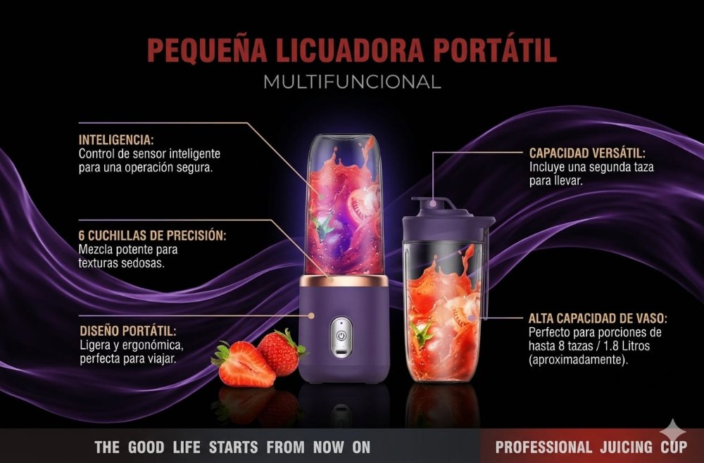 LICUADORA PORTATIL DOBLE VASO