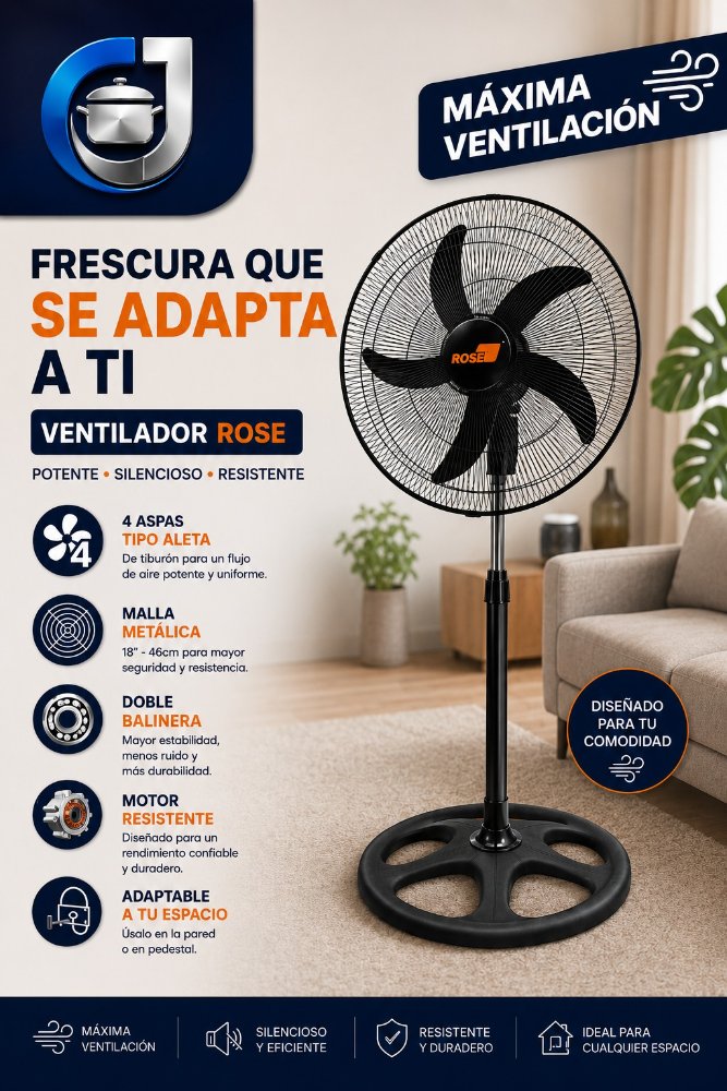 Ventilador Rose