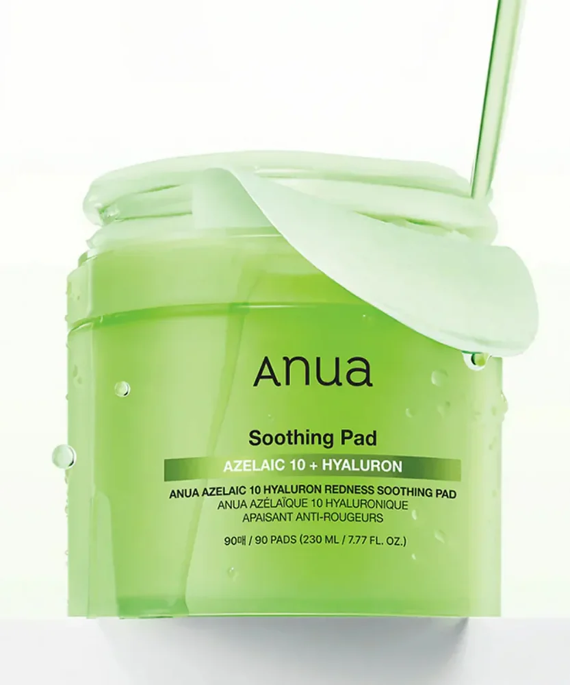 ANUA SOOTHING PAD AZELAIC 10 + HYALURON 230ML 90PADS