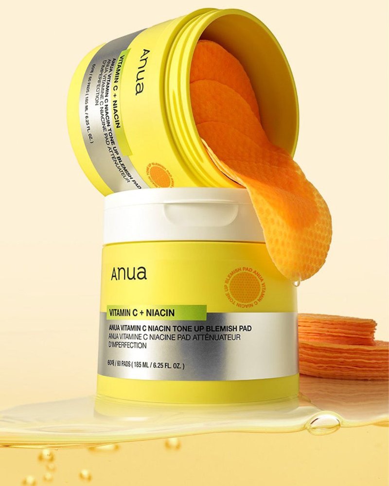 ANUA VITAMIN C+NIACIN TONE UP BLEMISH PAD 60PADS