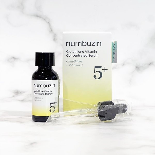Sérum Facial Numbuzin No.5+ Glutathione Vitamin Concentrated de 30 ml
