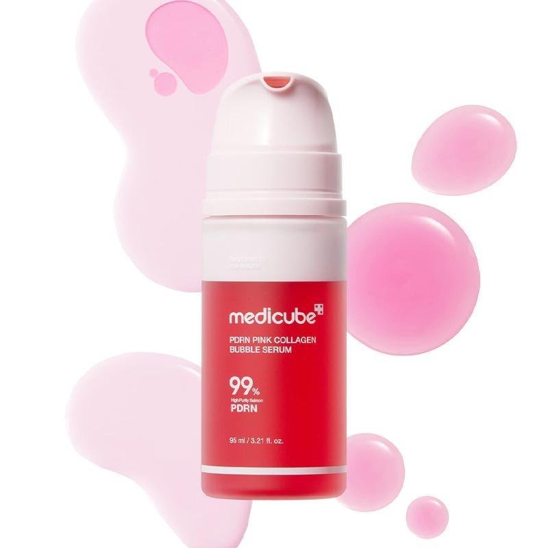 MEDICUBE PDRN PINK COLLAGEN BUBBLE SERUM 95ML