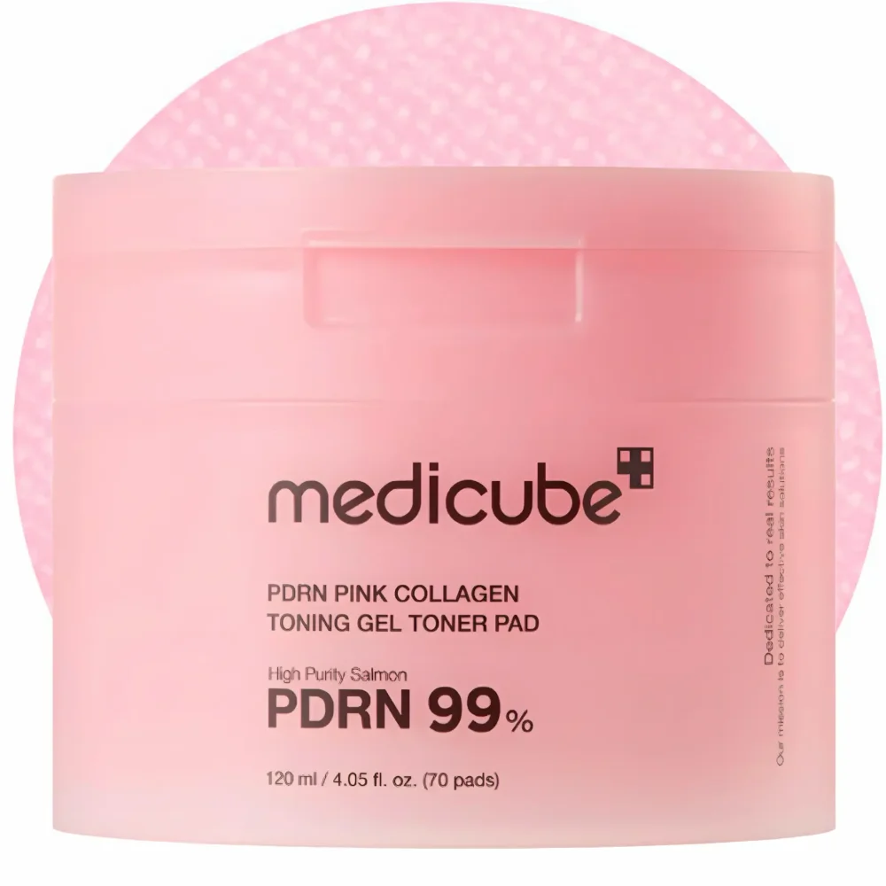 Medicube PDRN Pink Collagen Toning Gel Toner Pad