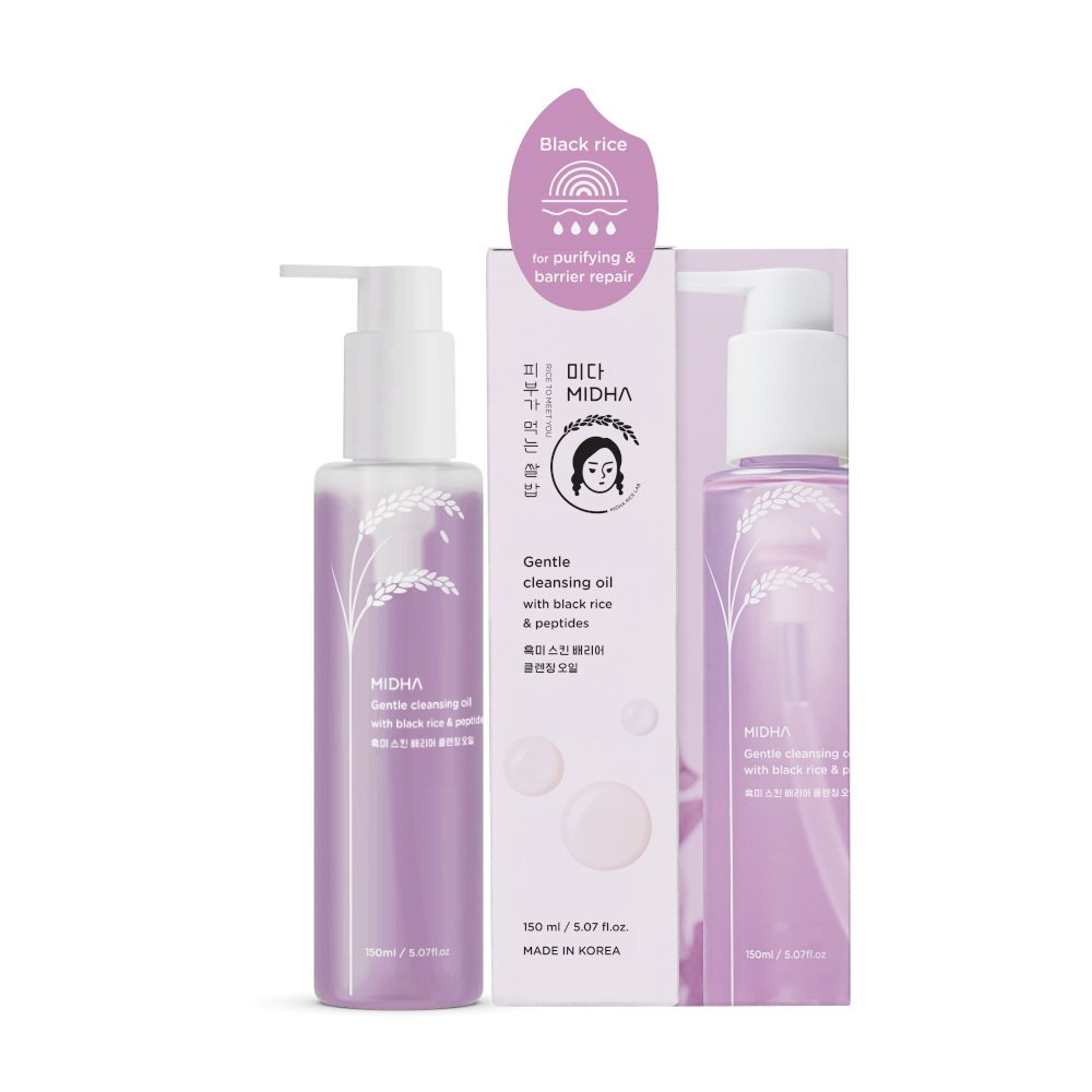MIDHA GENTLE CLEANSING OIL WITH BLACK RICE&PEPTIDES 150ML