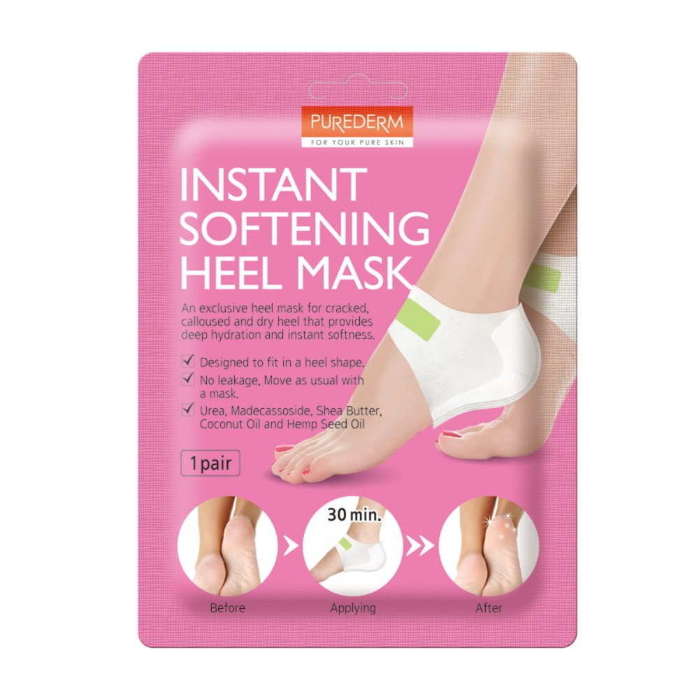PUREDERM INSTANT SOFTENING HEEL MASK
