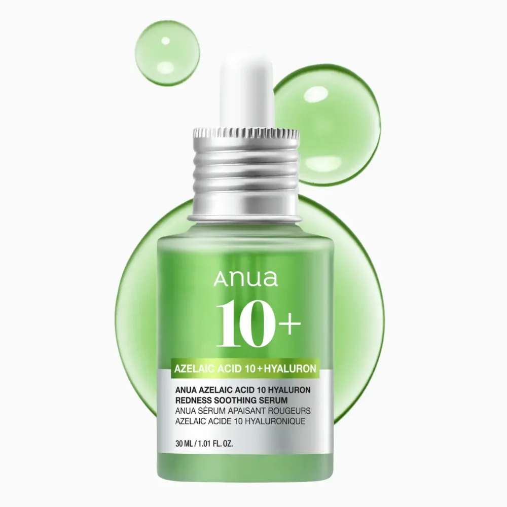 ANUA AZELAIC ACID 10 HYALURON REDNESS SOOTHING SERUM 30ML