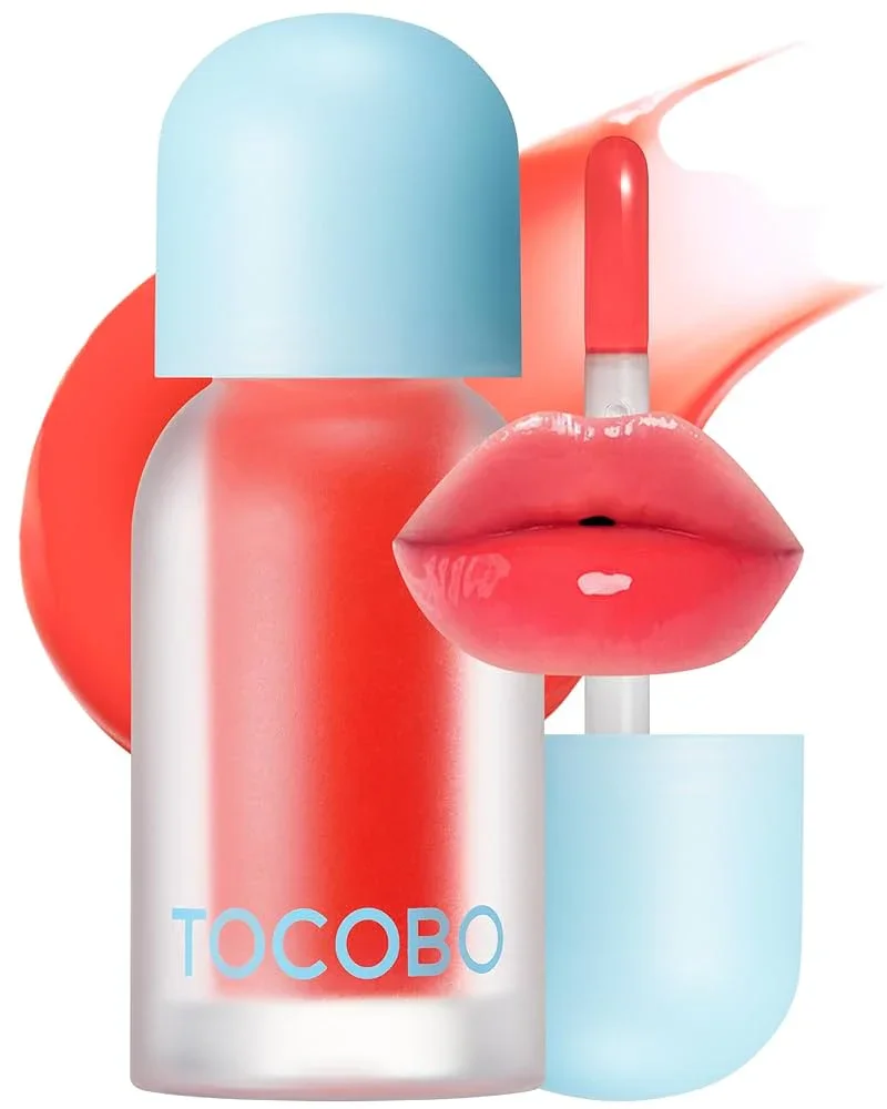 TOCOBO JUICY BERRY PLUMPING LIP OIL 15 CORAL SODA