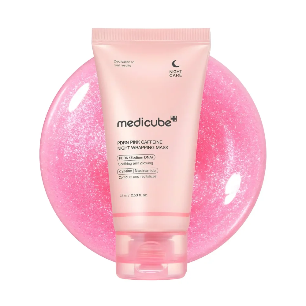 MEDICUBE PDRN PINK CAFFEINE NIGHT MASK 75ML