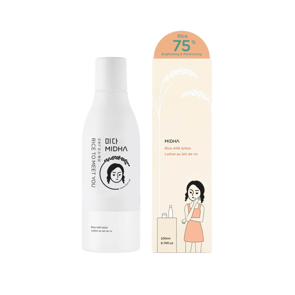 MIDHA RICE MILK LOTION 200ML