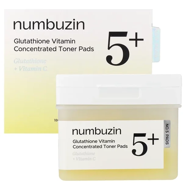 Numbuzin- No.5+ Glutathione Vitamin Concentrated Toner Pads (70Pads)