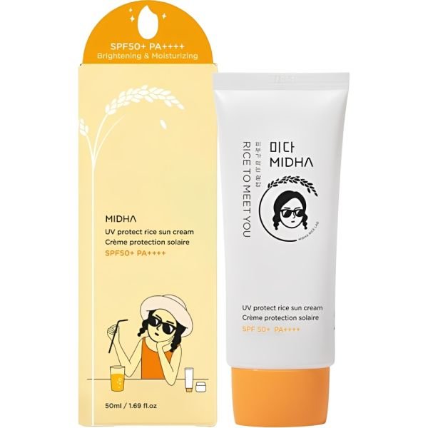 MIDHA PROTECT RICE SUN CREAM SPF 50 PA++ 50ML