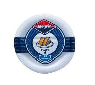 Plato 6 desechable