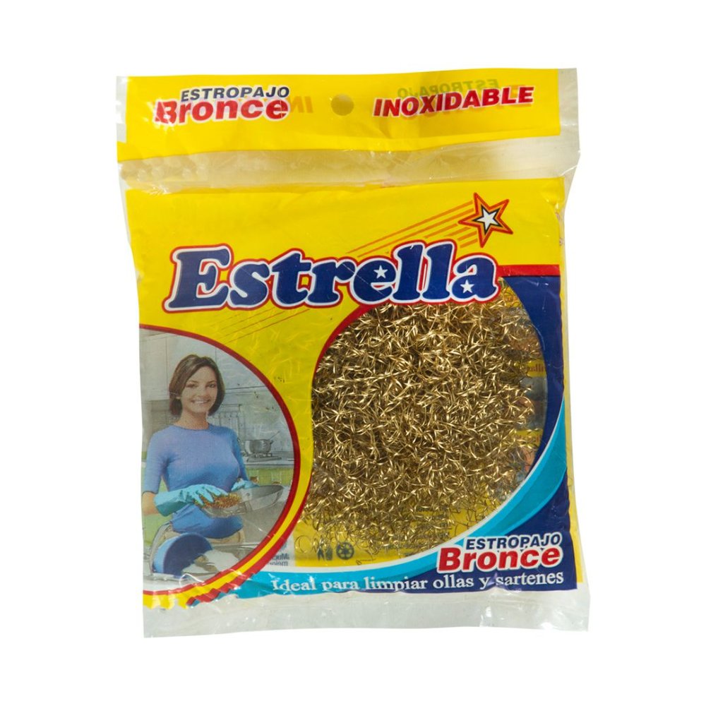 Estropajo bronce estrella