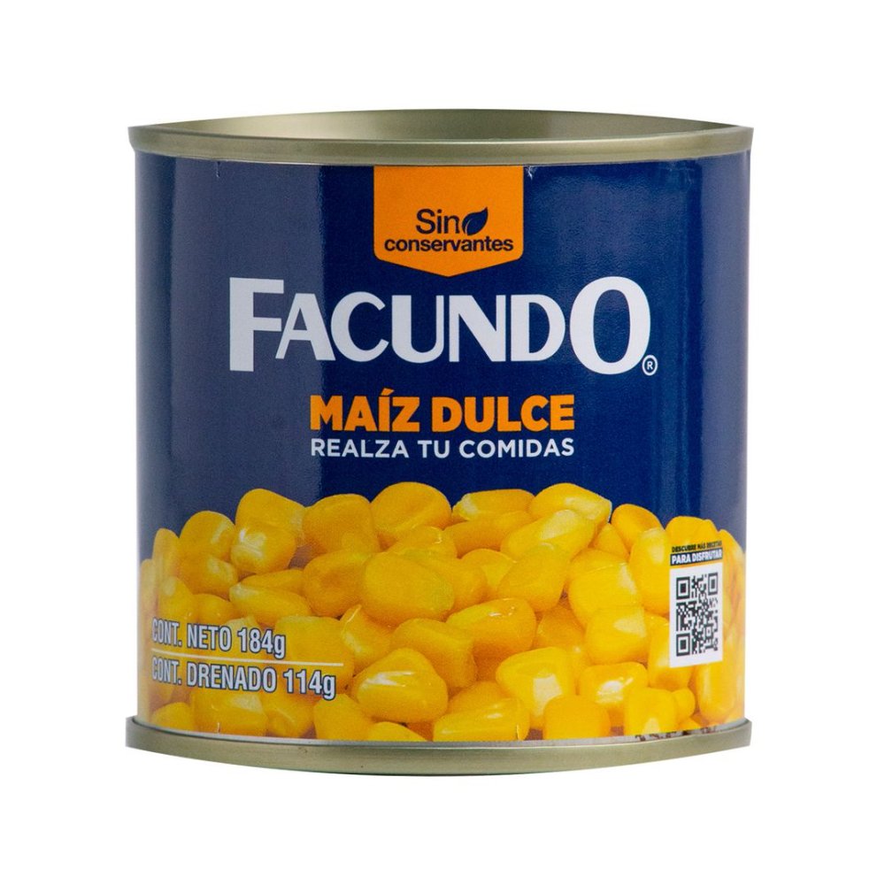 Maíz Dulce Facundo 184 g