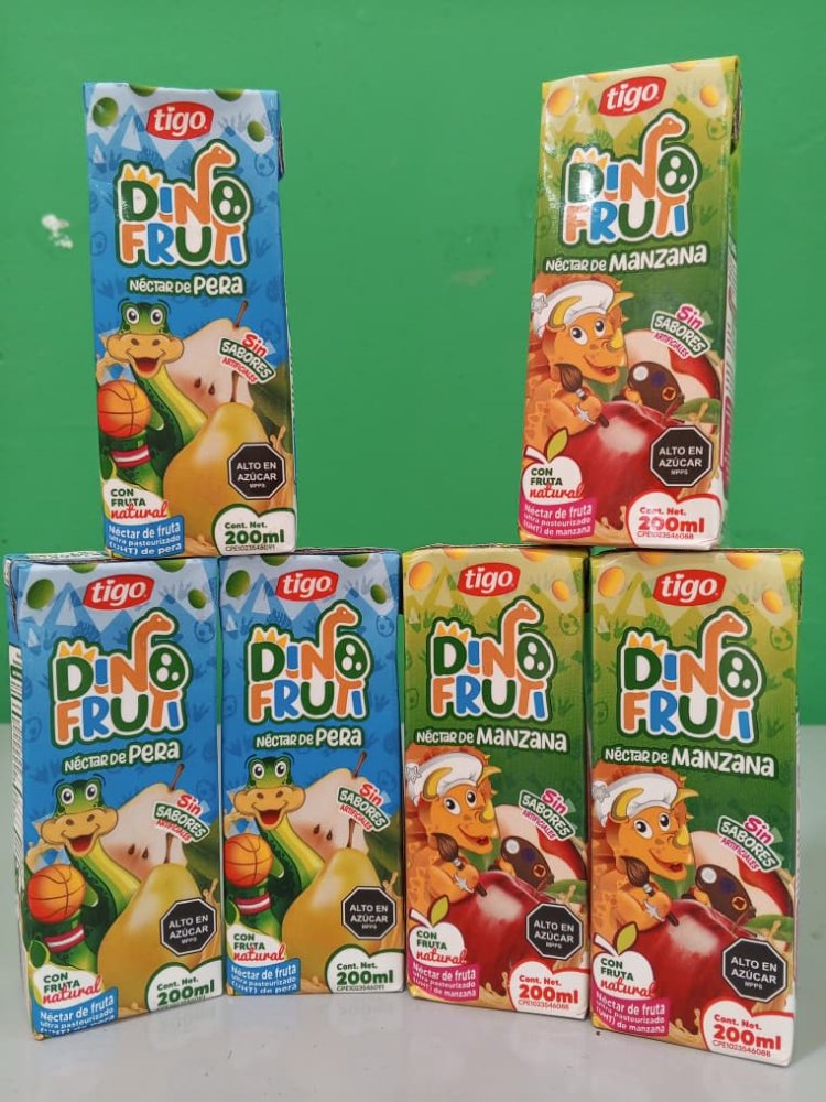 Jugos Nectar de Manzana y Pera Tigo 200ml