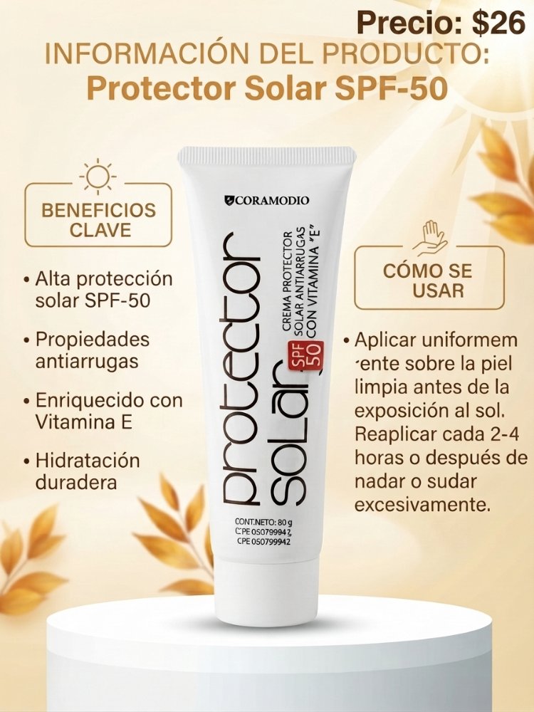 PROTECTOR SOLAR SPF-30  80g.          SPF 50