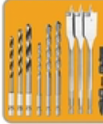 SET DE BROCAS Y MECHAS INGCO