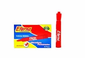 MARCADOR PERMANENTE ROJO