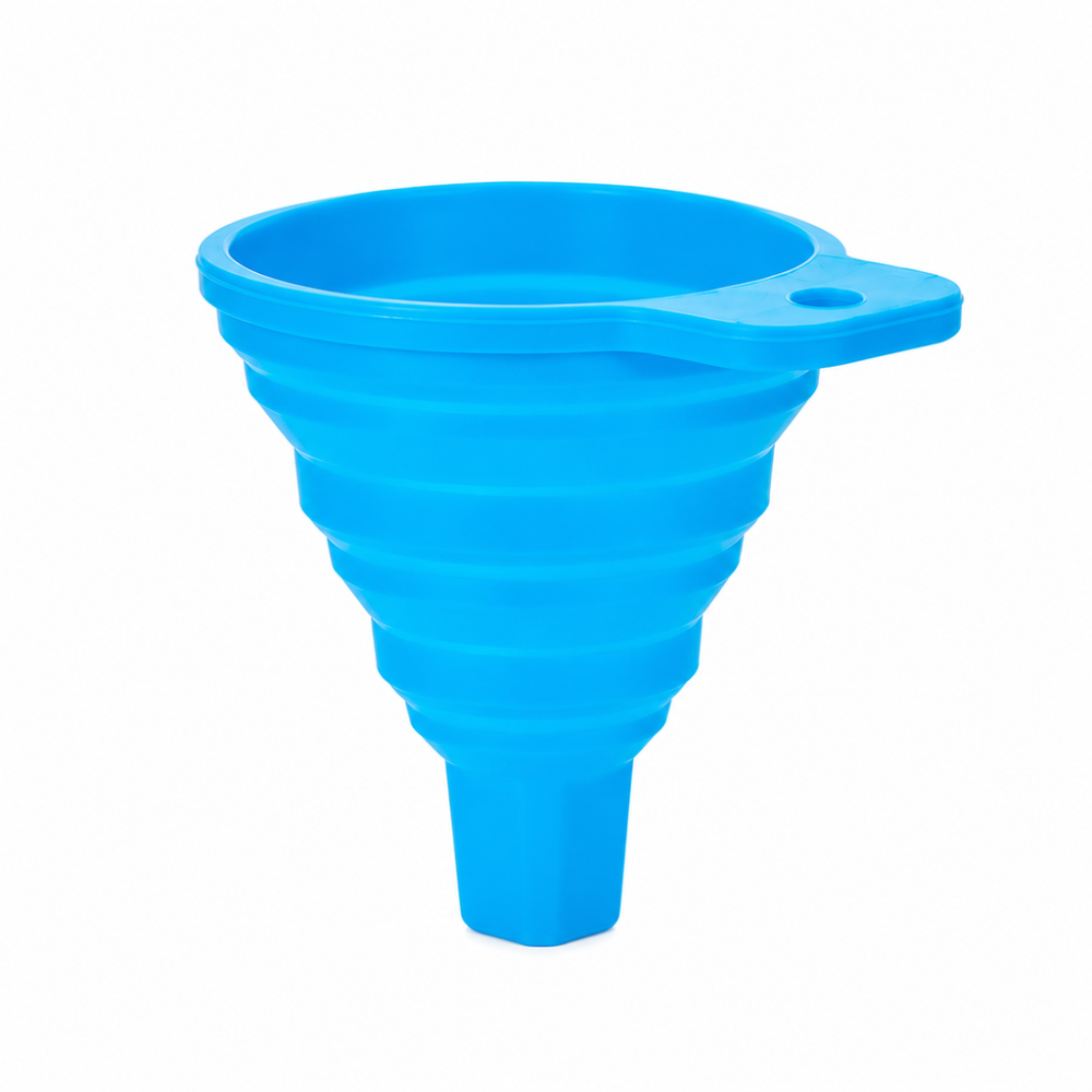 Embudo Silicona Plegable Flexible Practico Botellas Mini