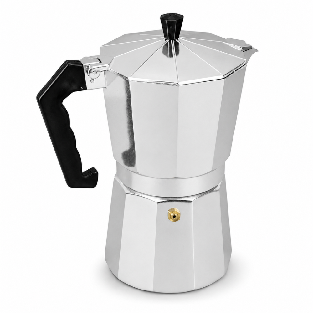 Cafetera Aluminio Italiana Manual Cafe Clasica 9 Pocillos