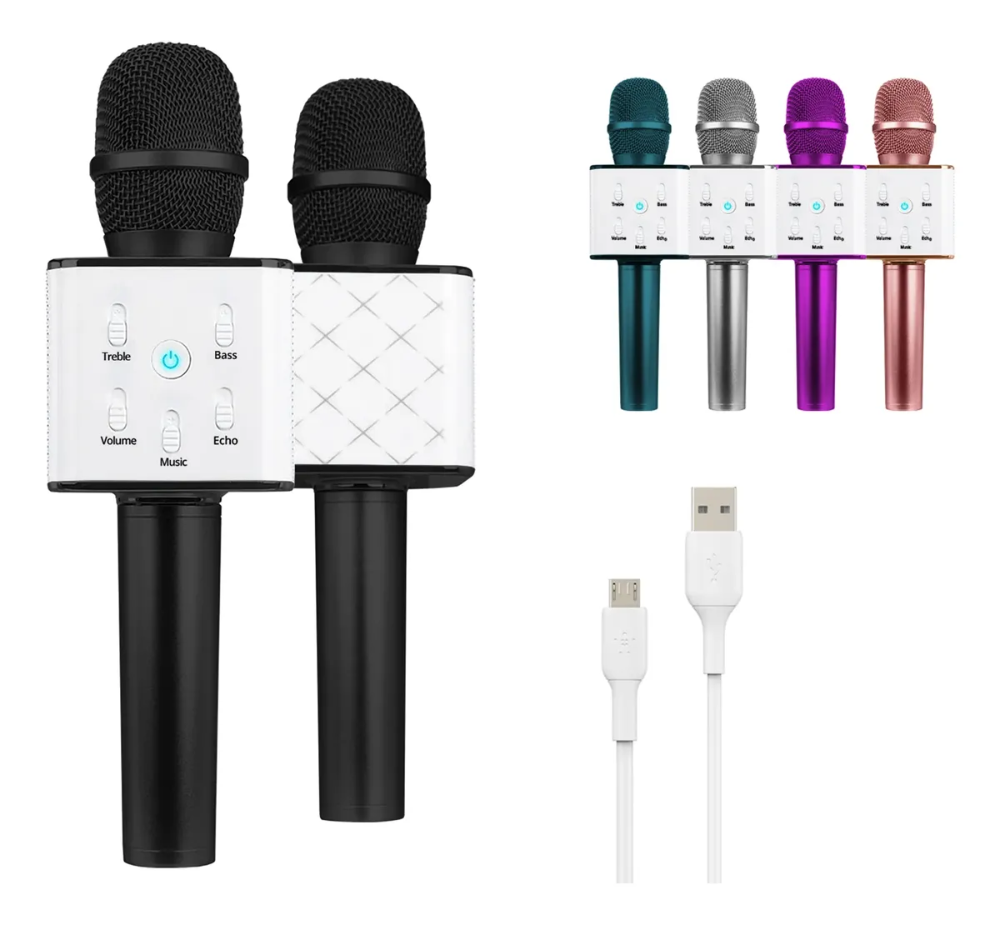 Microfono Karaoke Inalambrico Parlante Recargable Usb