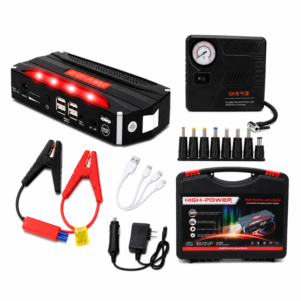Arrancador Auto Moto Cargador Bateria Portatil Power Bank