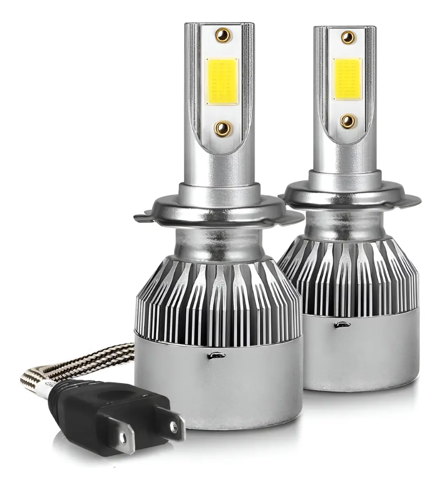 Kit Led Cree Cob H1 H7 H3 9005 12/24v 2019 C6